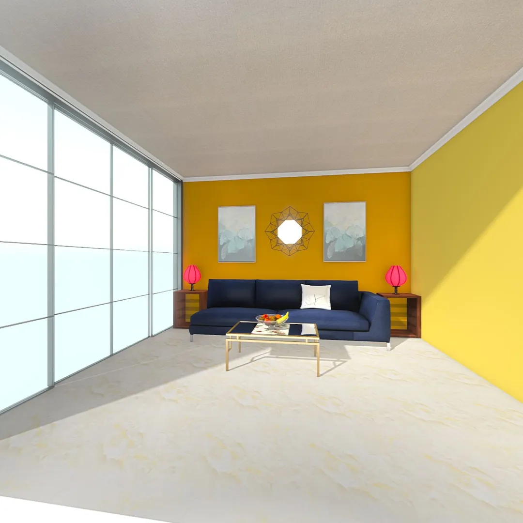 living colourful 3d design renderings