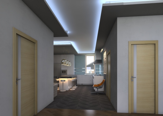 full house-ceiling flip Design Rendering