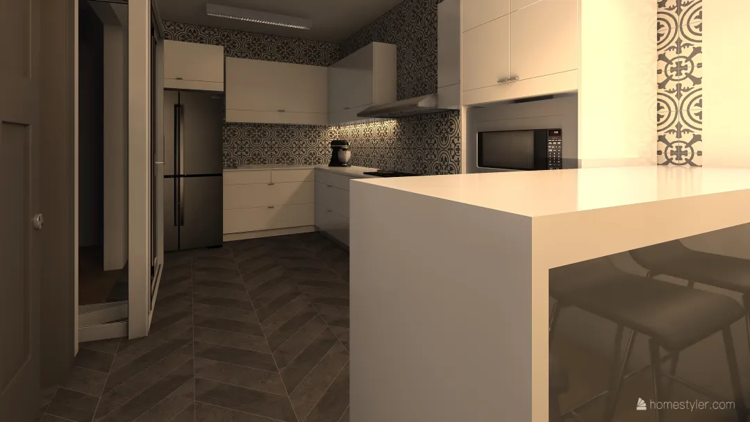 cocina remodelacion 3d design renderings