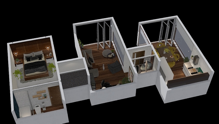Container home 3d design picture 64.95