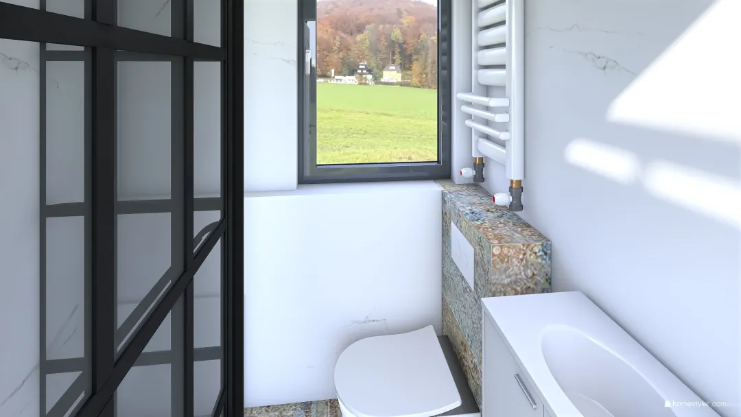 mała łazienka pB 3d design renderings