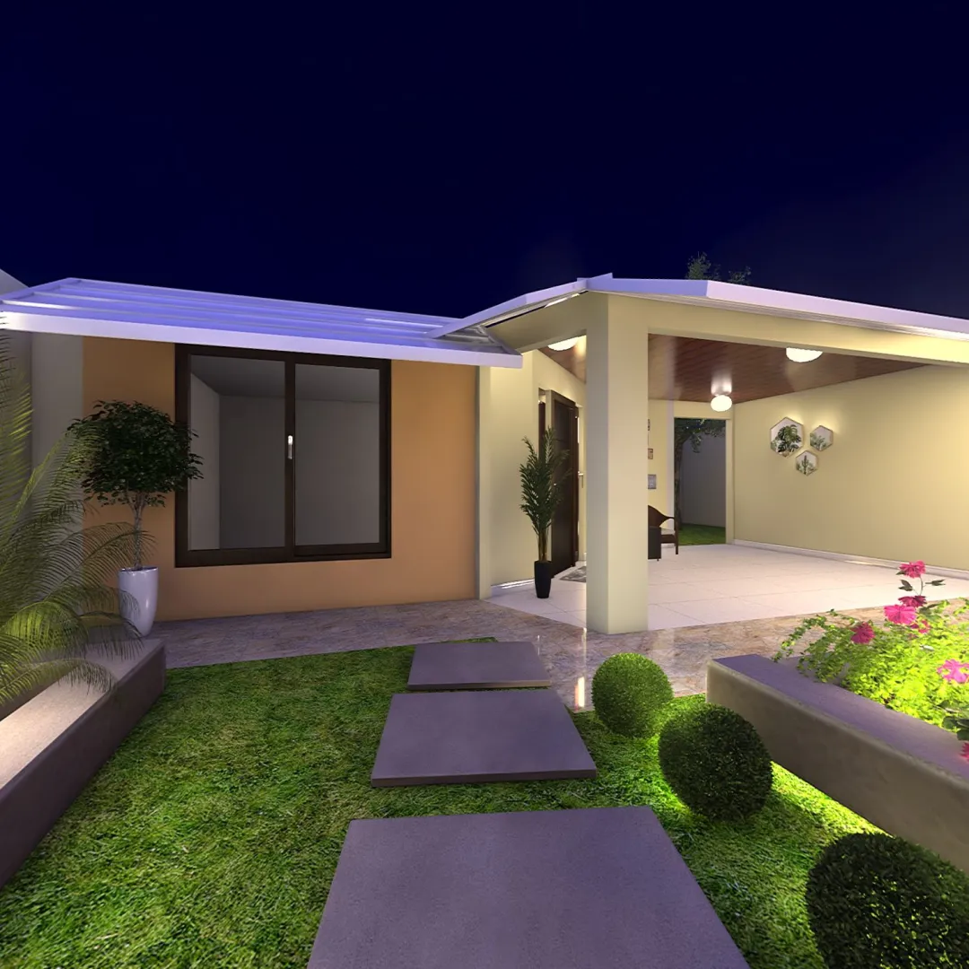 casa varanda 3d design renderings
