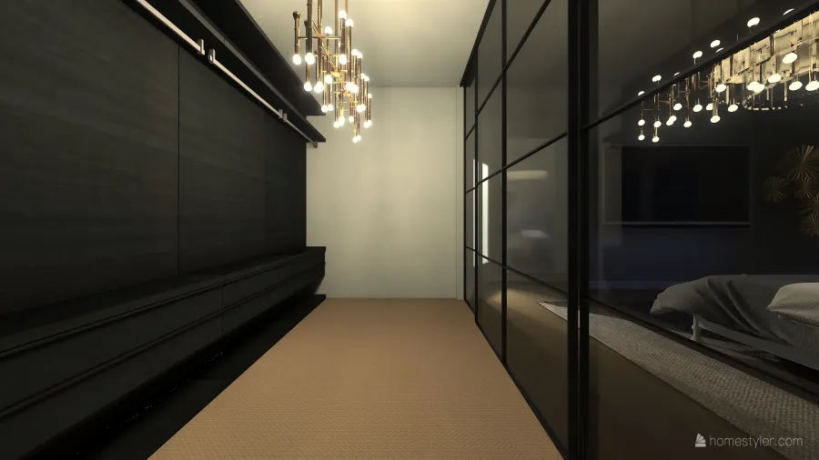Cloak Room MB 3d design renderings