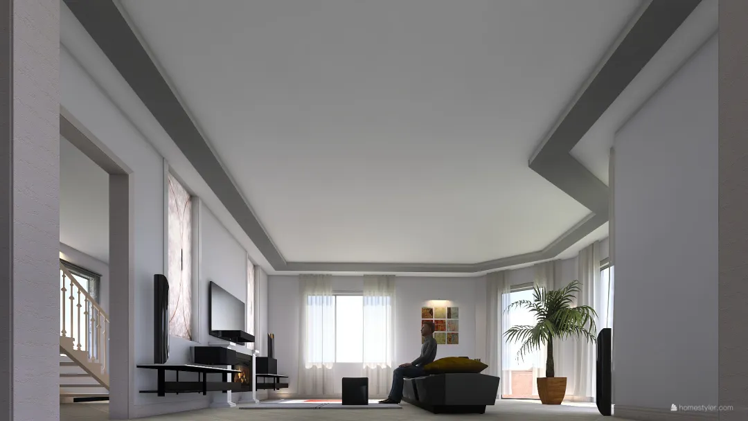 1 этаж - самый последний вариант серый3 3d design renderings