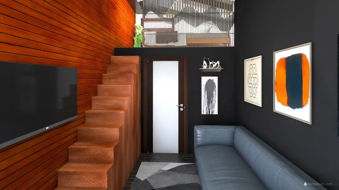 Modern Tiny Home 3d design renderings