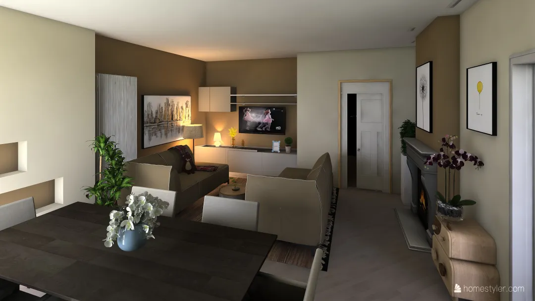 Appartamento Nuovo 3d design renderings