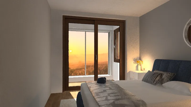 bedroom blue 1 3d design renderings