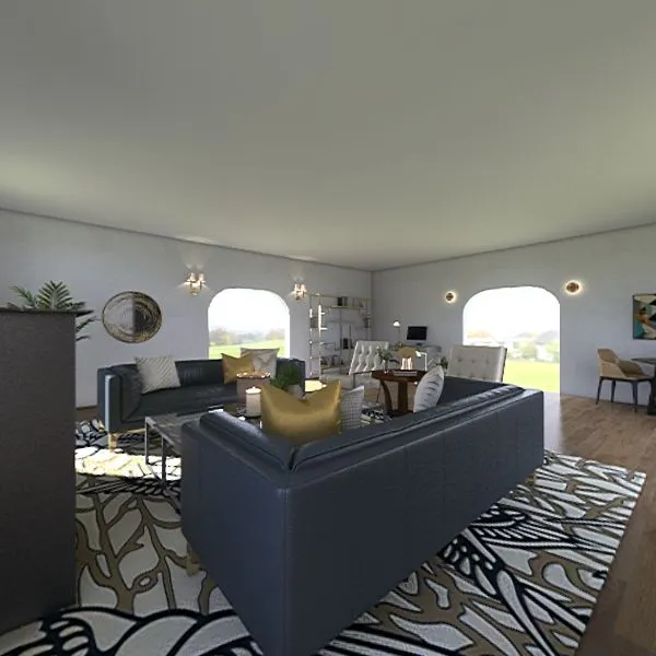 Practice Living Room 3d design renderings