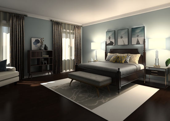 Whyte Master Bedroom Design Rendering