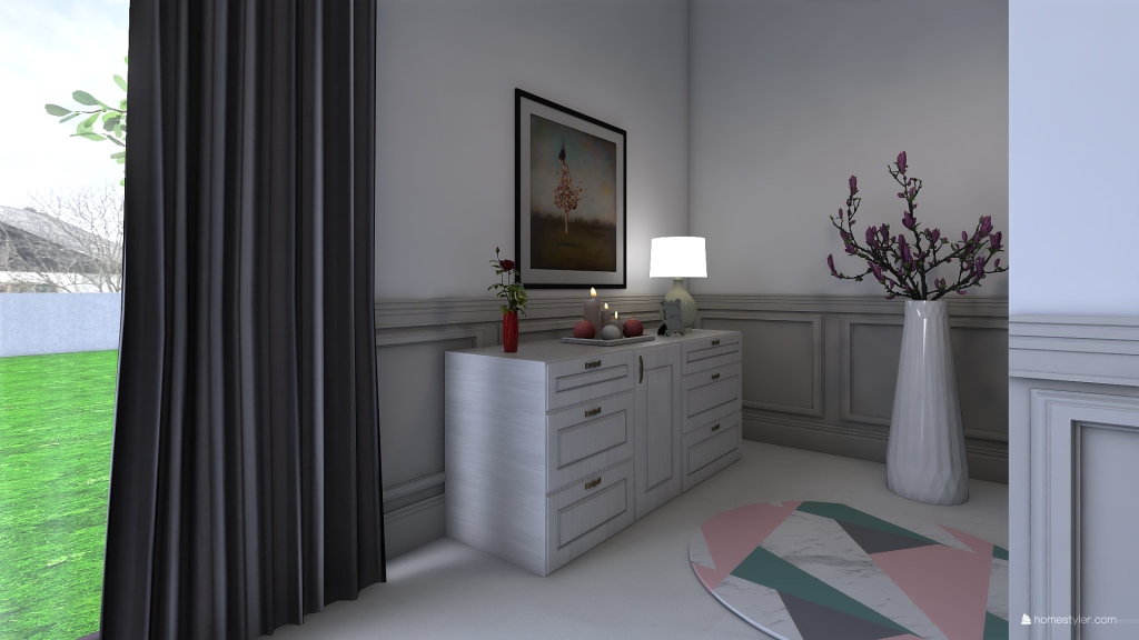 Chambre principale 3d design renderings