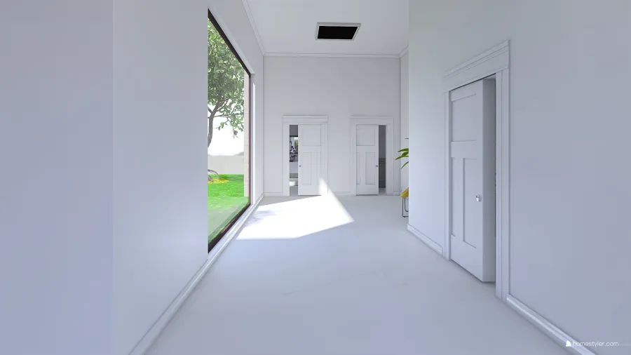 Couloir 3d design renderings