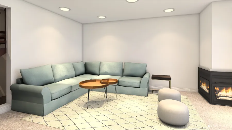 Jennifer Living Room 3d design renderings