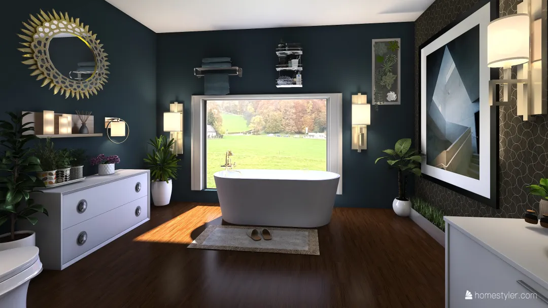 Cool Bathroom 3d design renderings