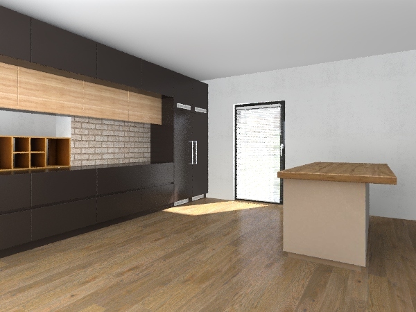loft kitchen 3d design renderings