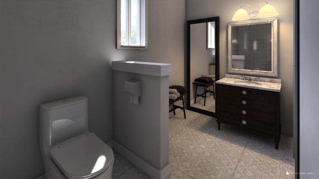Bathroom Update 3d design renderings