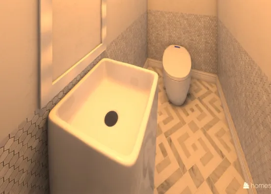 Bathroom SF Design Rendering