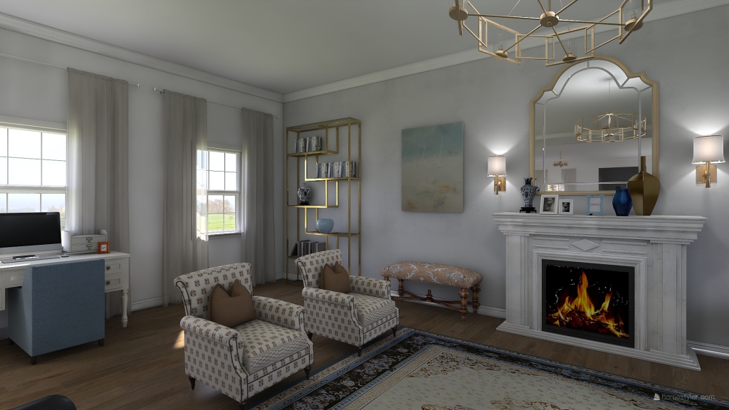 New England Home 3d design renderings