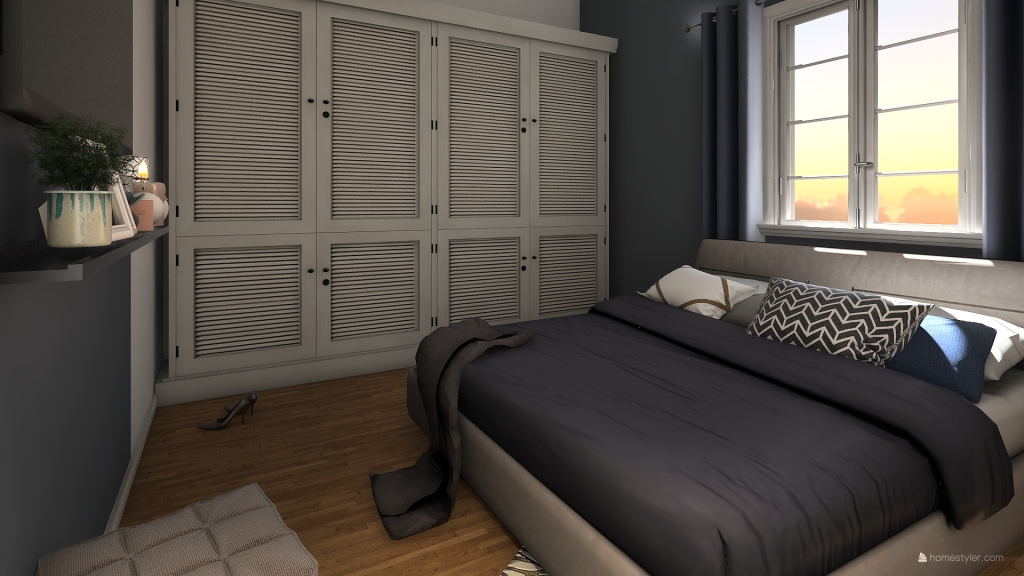 Chambre principale 3d design renderings