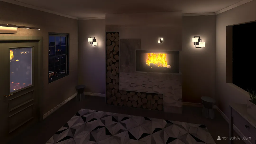 fire exit 3d design renderings