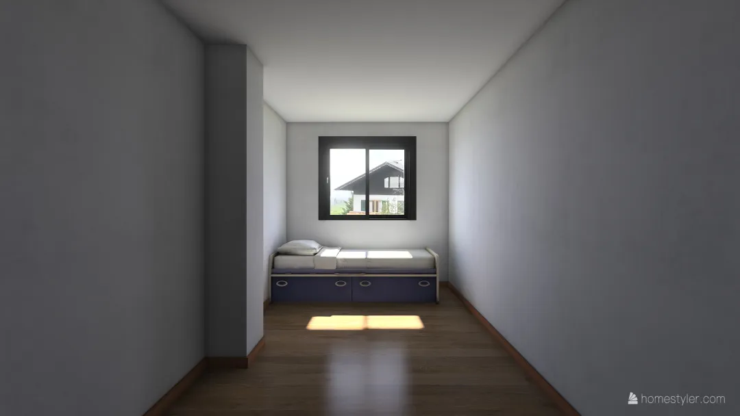 Dormitorios 3 y 4 3d design renderings