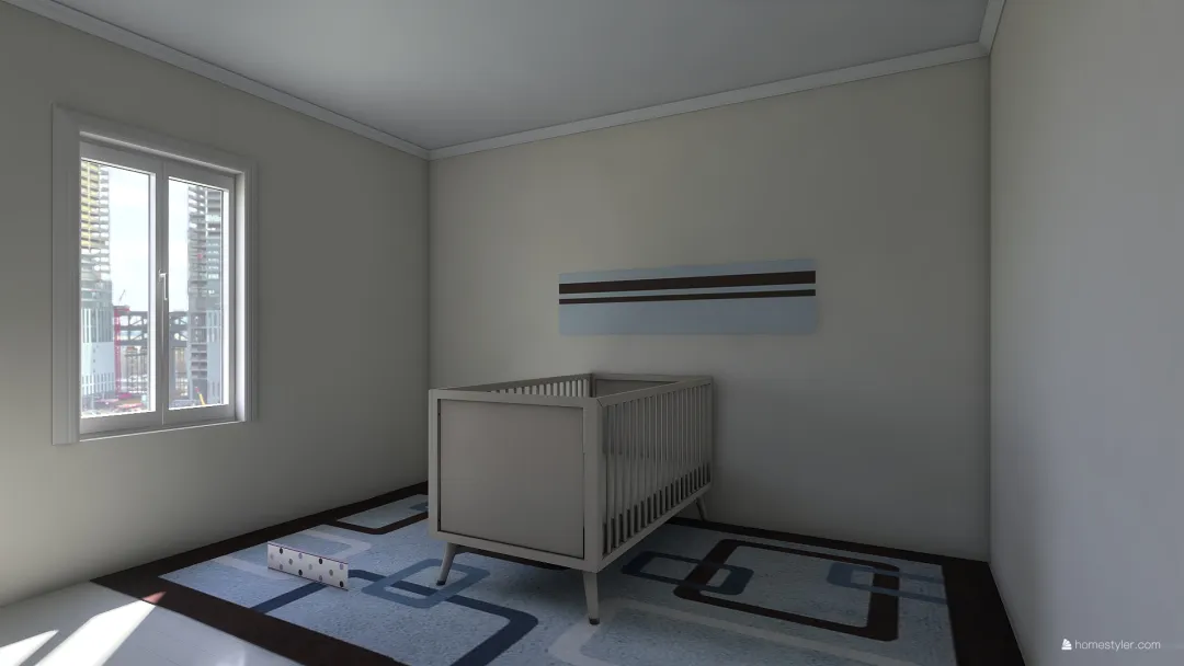 غرفة طفل 3d design renderings