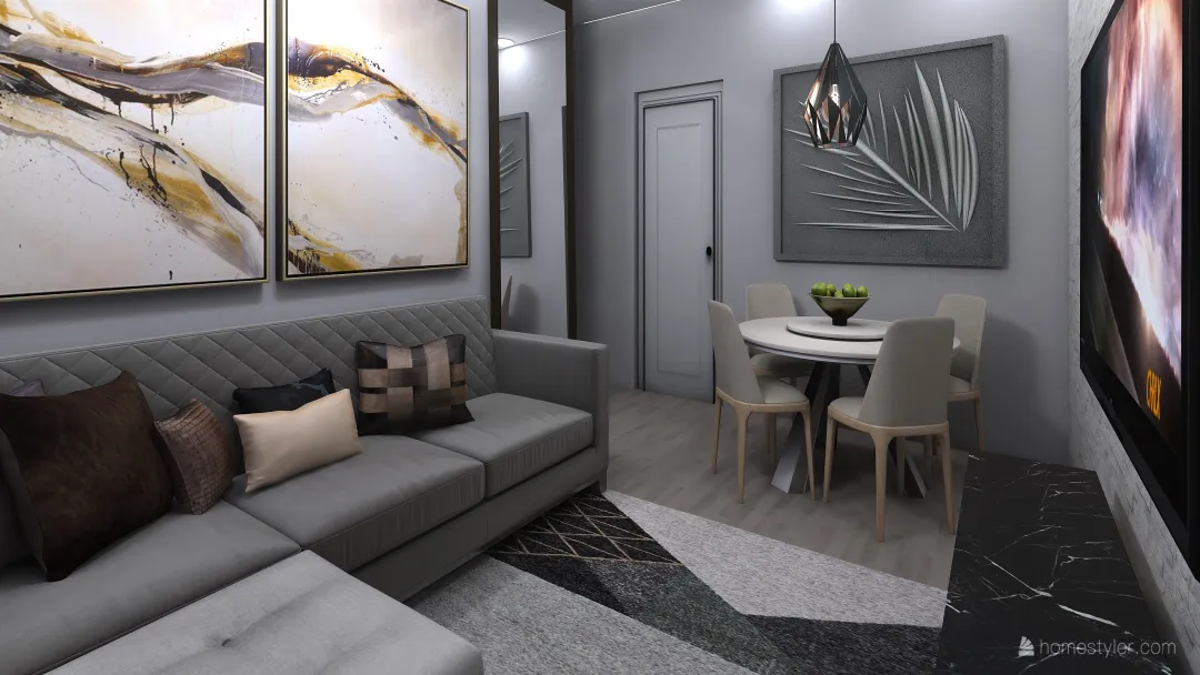 Reforma Apartamento - João Rossi 3d design renderings