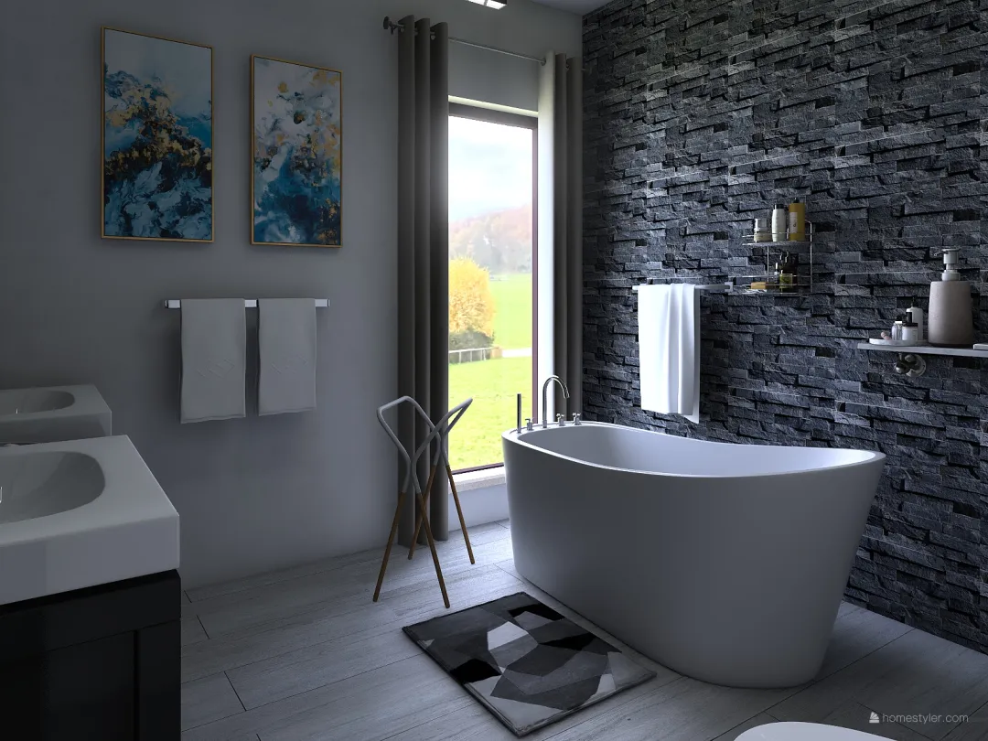 Baño/Bathroom 3d design renderings