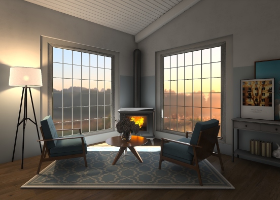 country sunset  Design Rendering