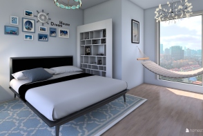Beach Bedroom Design Rendering