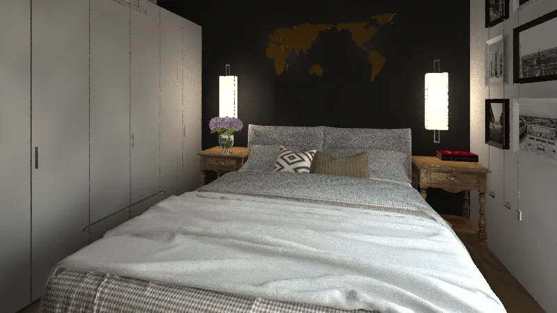new bedroom 3d design renderings
