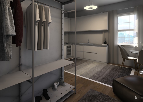 small apartment  Design Rendering