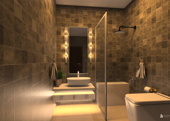 bath room Design Rendering