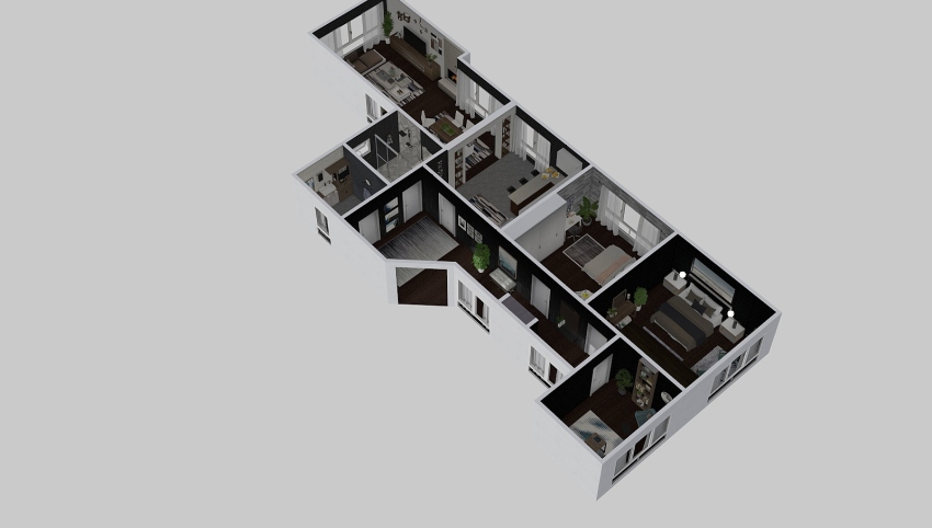 Modern family house 3d design picture 176.95