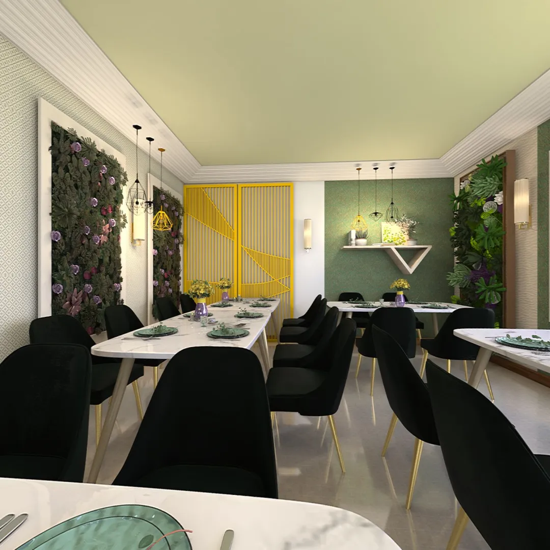 Nice Restaurant 3d design renderings