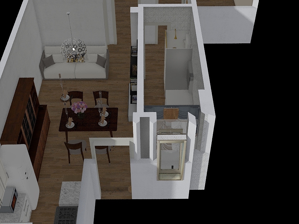 pianta casa mamma 5 3d design renderings