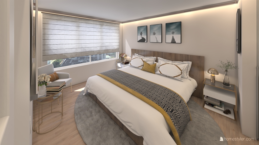 Dormitorio 3d design renderings