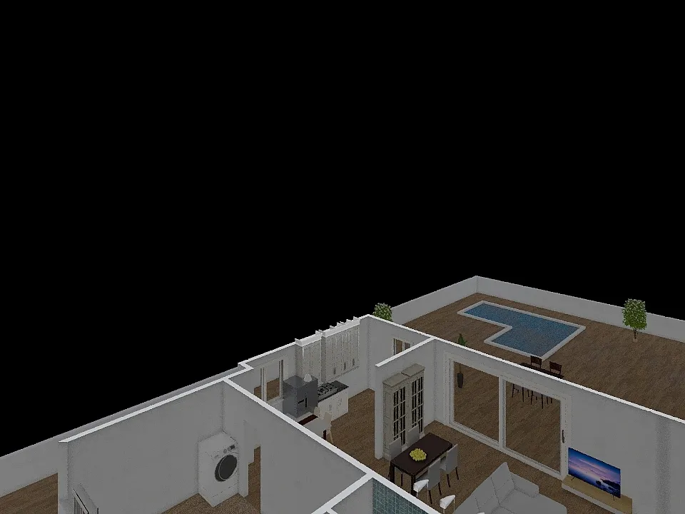 house 4 openspace 2 3d design renderings