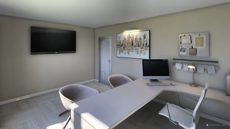 Office 3 3d design renderings