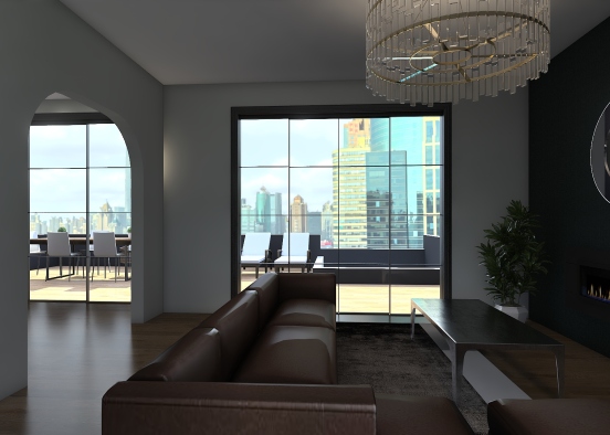 NYC Modern Apartment Design Rendering