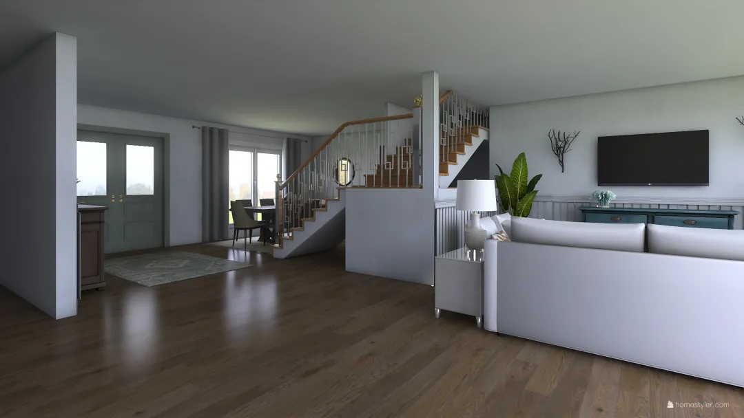Hill Bayou Home 3d design renderings