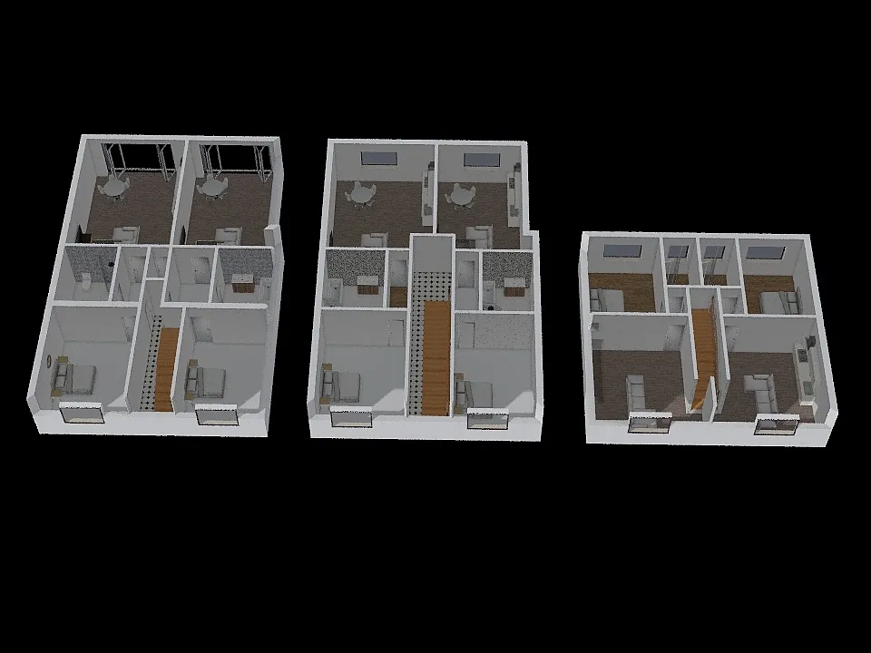 Turral 1 - 6 flats Best 3d design renderings