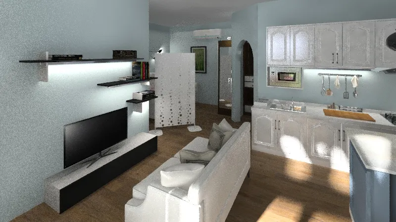 Capannone 3d design renderings