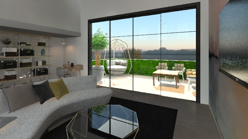 mini modern house 3d design renderings