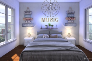 Cozy Bedroom:) Design Rendering