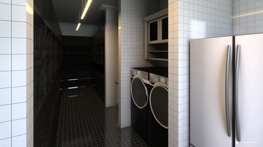 Laundry - Pantry 3d design renderings