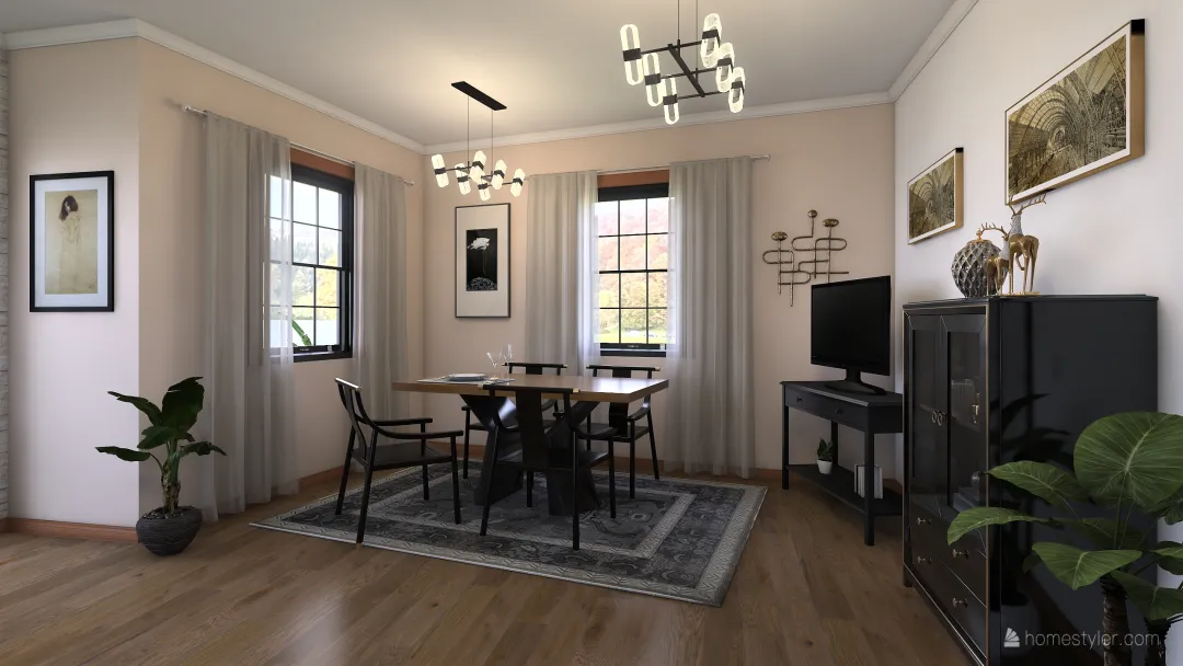Mini Apartament 3d design renderings