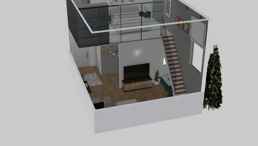 casa techos altos doble altura design ideas & pictures (54 sqm)-Homestyler