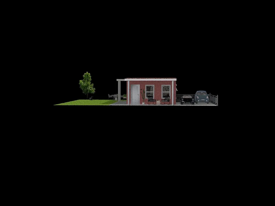 Tiny House 1 3d design renderings
