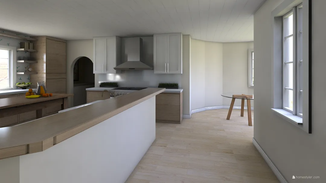 large cottage 3d design renderings