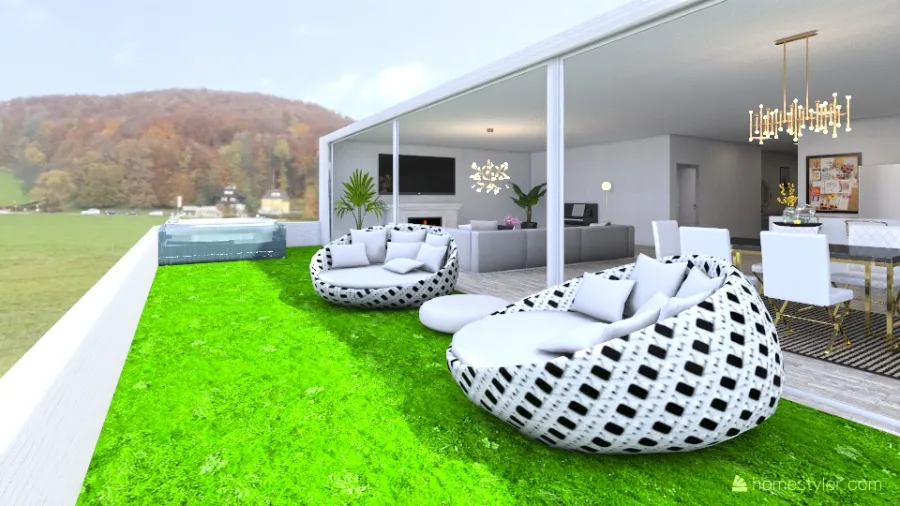 Home- city Zagreb 3d design renderings